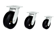 Колесная опора большегрузная обрезиненная поворотная d4" 100мм ST-077